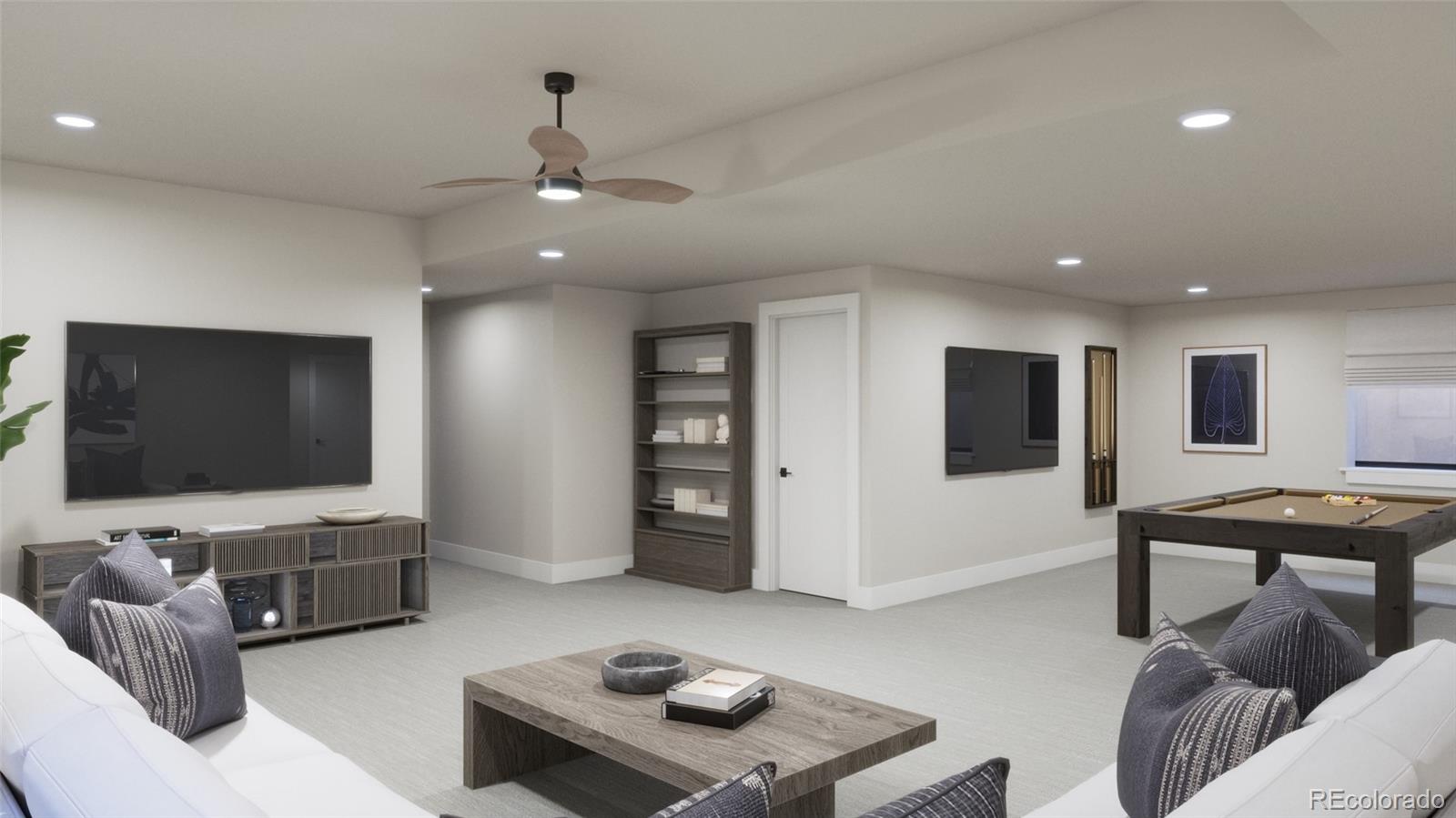 982 Locust Avenue Boulder, CO 80304 - Photo 29 of 29 a living room with furniture and a flat screen tv