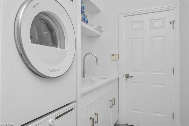 a close view of a sink in a bathroom