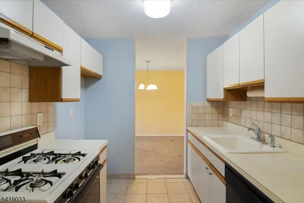 a kitchen that has a sink and a stove