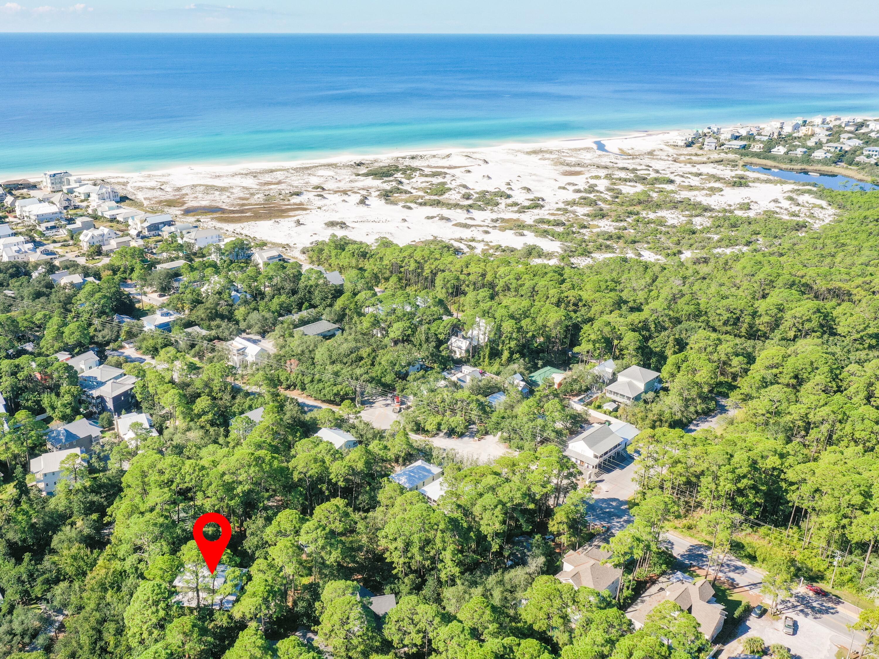 223 Grayton Trail Road Santa Rosa Beach, FL 32459 - Photo 20 of 22 a view of a yard with an outdoor space