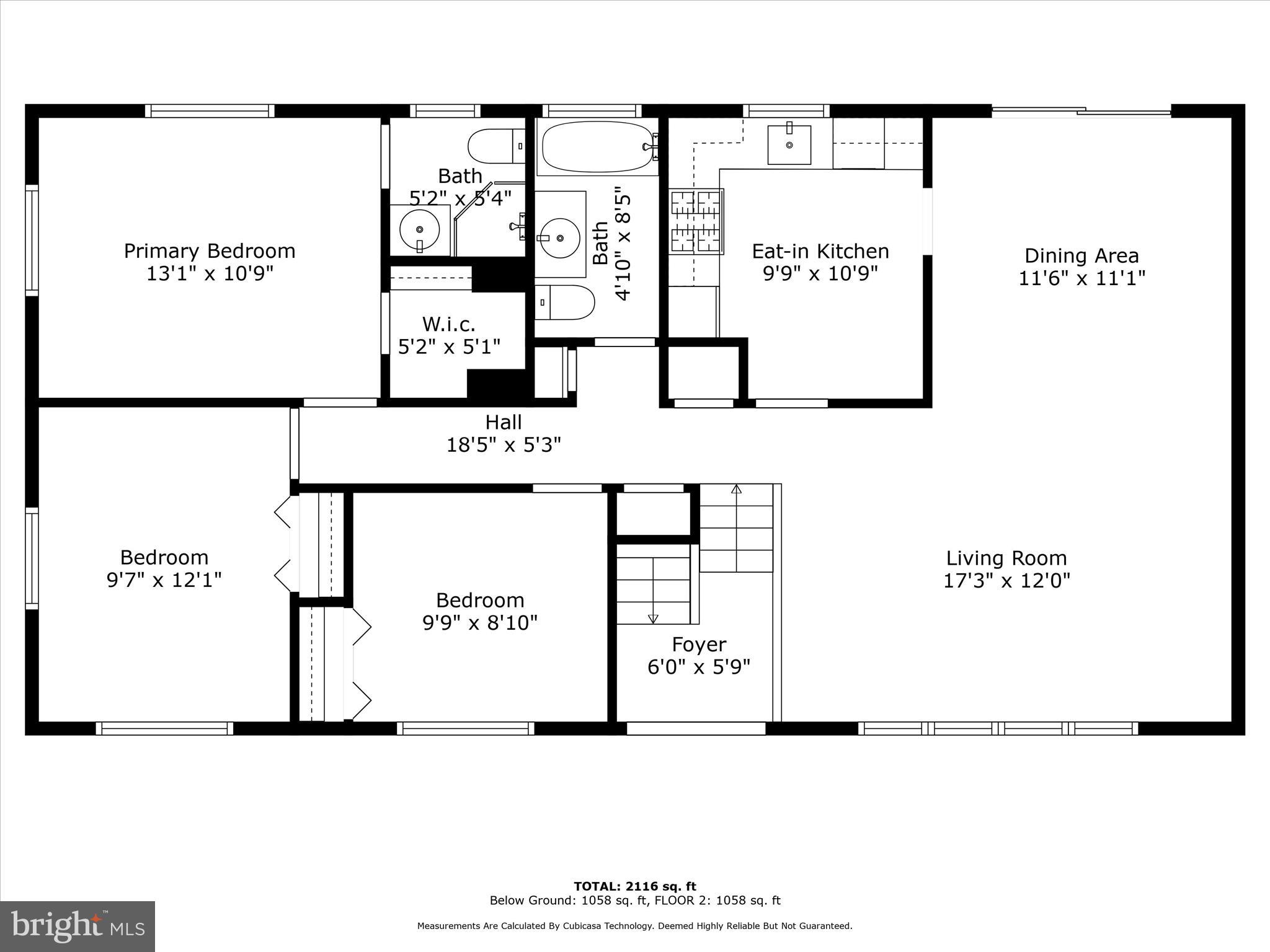 8456 Thames Street Springfield, VA 22151 - Photo 45 of 46 Floor Plan