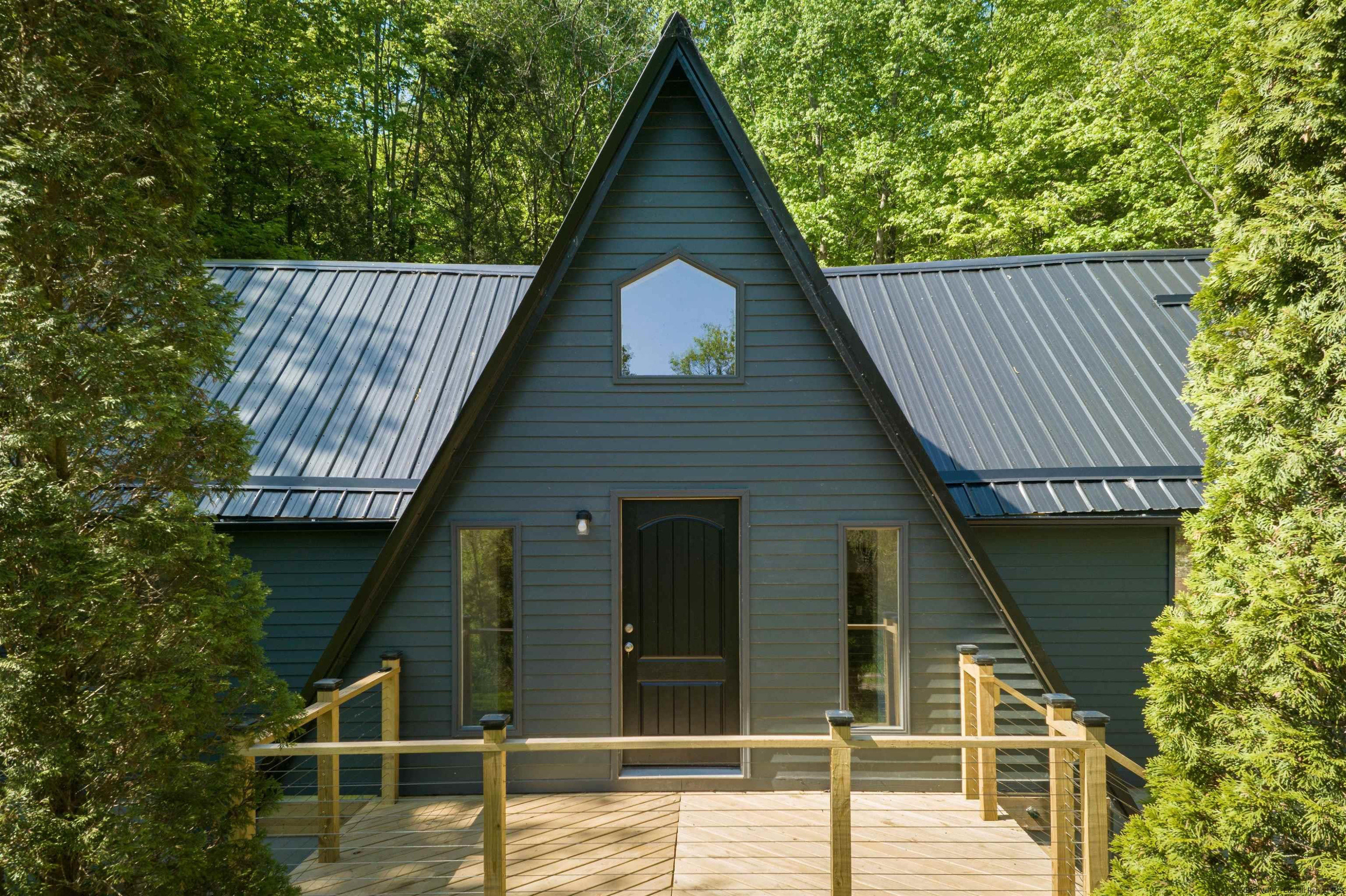 356 Mink Brook Road Colchester, NY 13755 - Photo 20 of 25 a backyard of a house with seating space