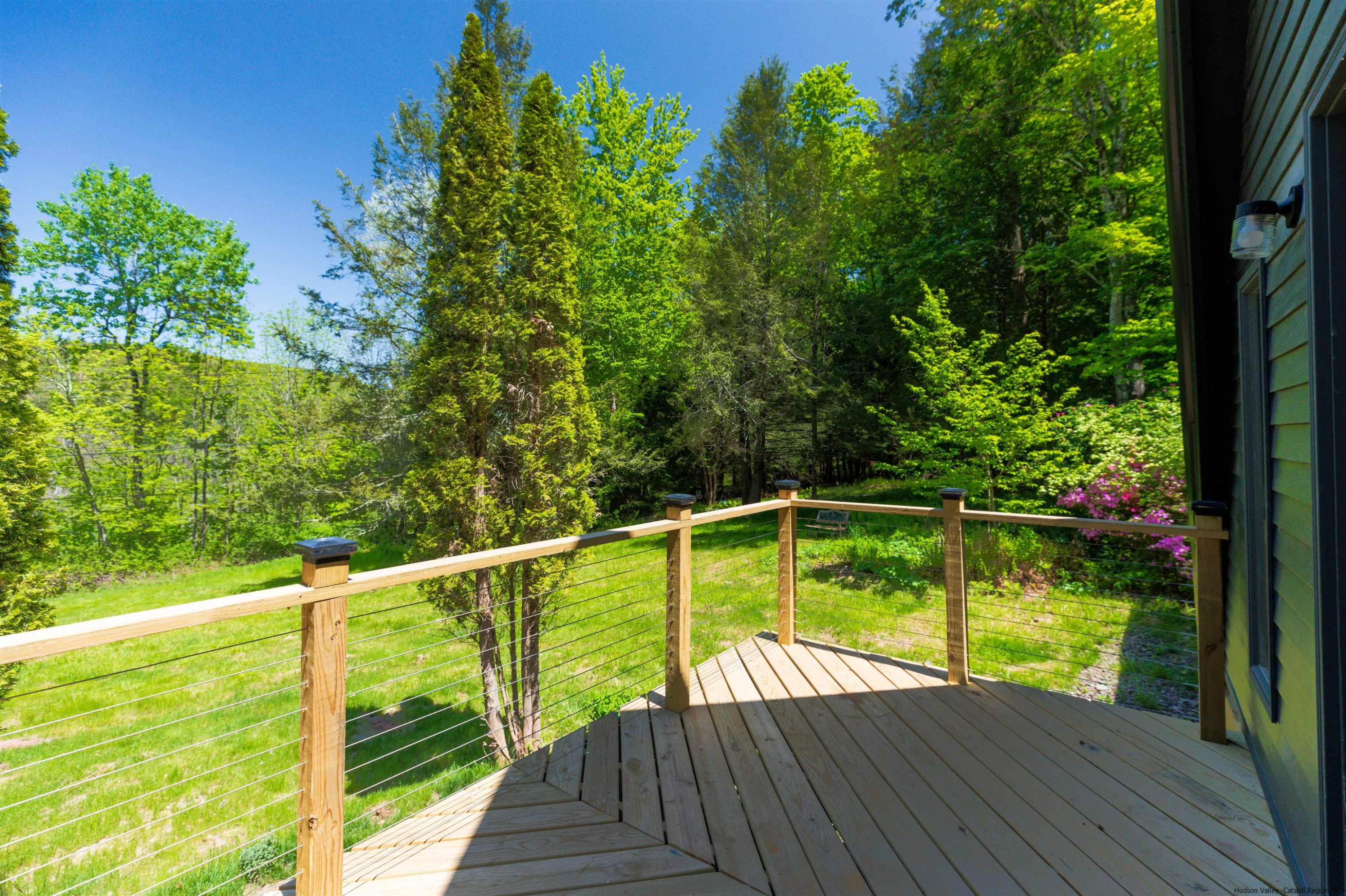 356 Mink Brook Road Colchester, NY 13755 - Photo 21 of 25 swimming pool view from a balcony