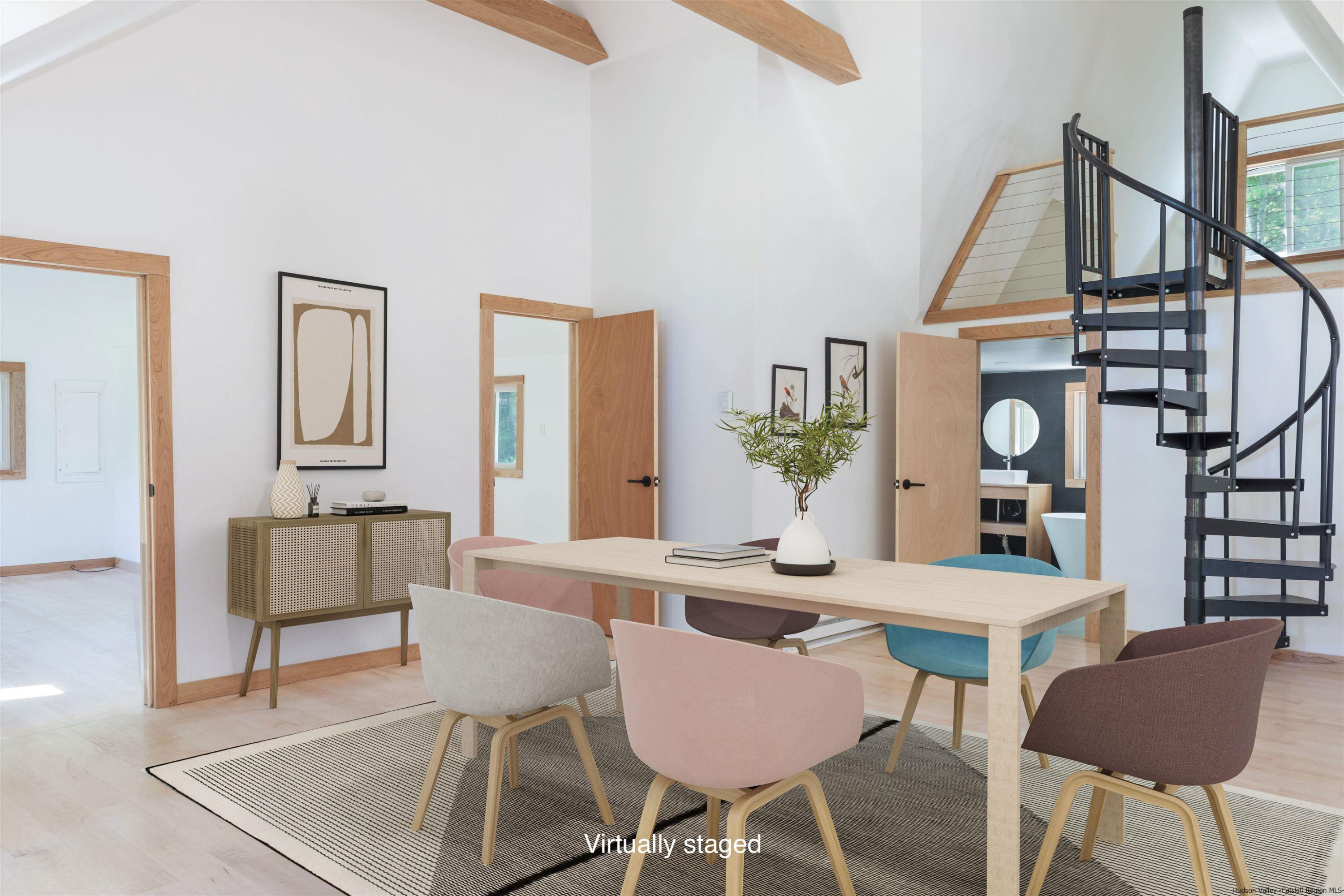 356 Mink Brook Road Colchester, NY 13755 - Photo 5 of 25 a living room with furniture and wooden floor