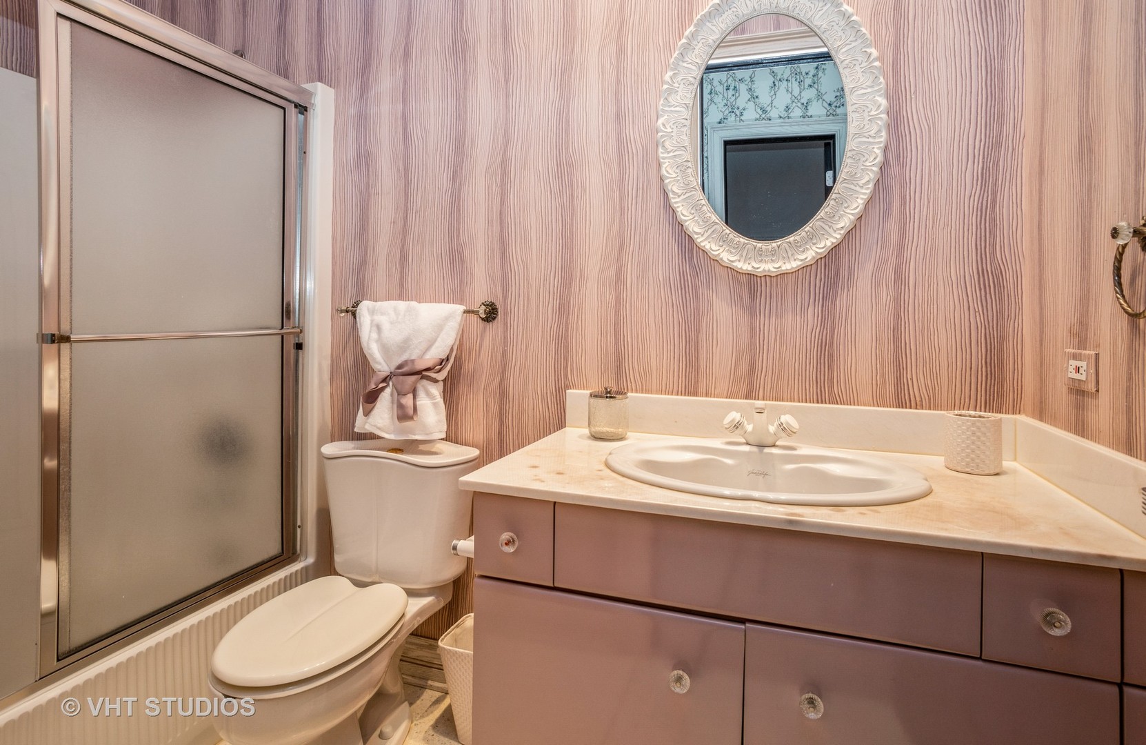 33W859 Fletcher Road Wayne, IL 60174 - Photo 49 of 110 a bathroom with a granite countertop toilet sink and mirror