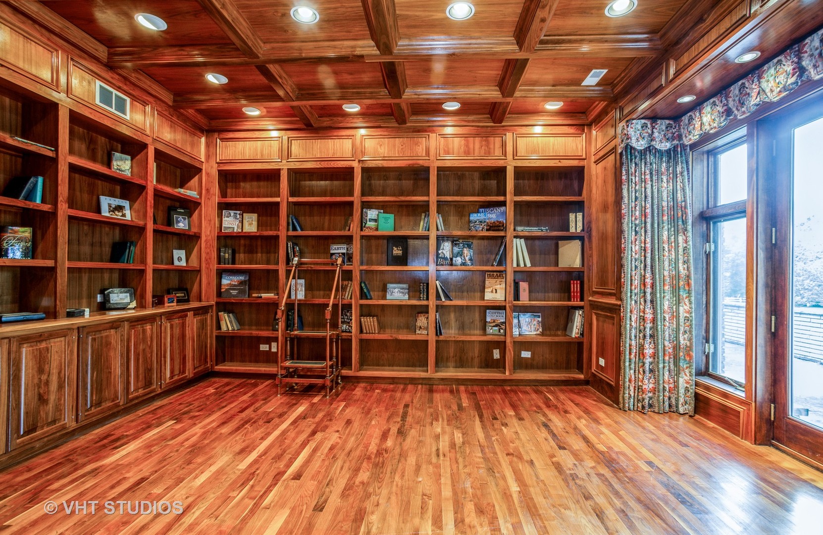 33W859 Fletcher Road Wayne, IL 60174 - Photo 10 of 110 a view of an empty room with wooden shelves and wooden floor