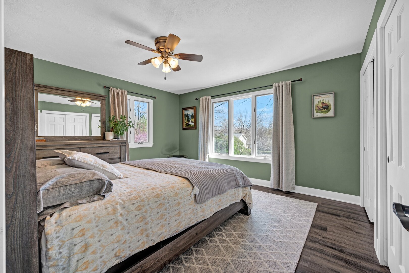 903 Crestline Drive Normal, IL 61761 - Photo 24 of 35 a bed sitting in a spacious bedroom next to a window