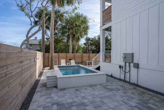 a view of outdoor space and deck