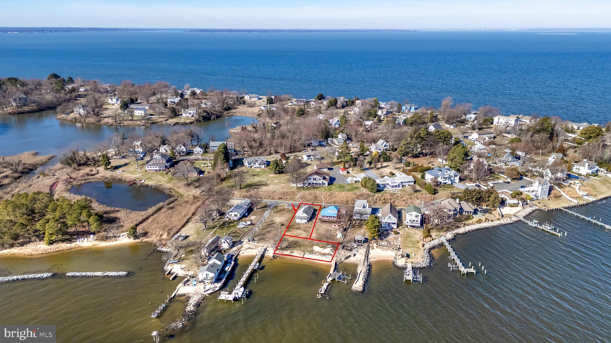 221 Riverview Road Stevensville, MD 21666 - Photo 32 of 39 Lot lines 2 lots separate tax record