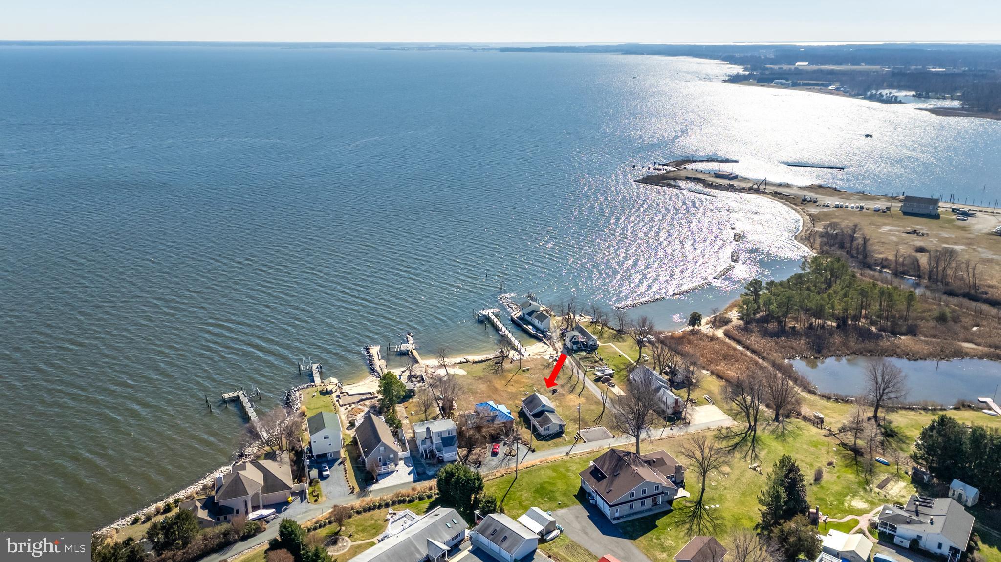 221 Riverview Road Stevensville, MD 21666 - Photo 34 of 39 View from air