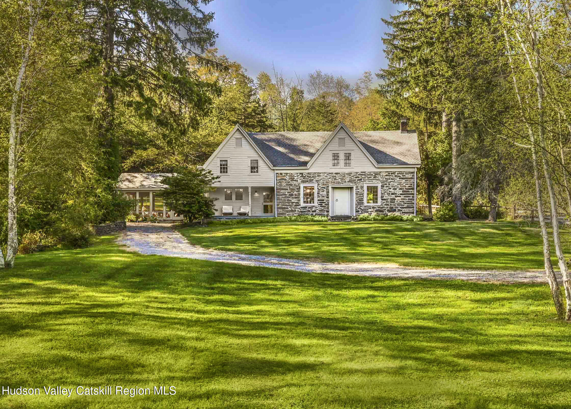 351 Peak Road Stone Ridge, NY 12484 - Photo 1 of 32 a front view of a house with a yard