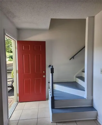 a view of front door