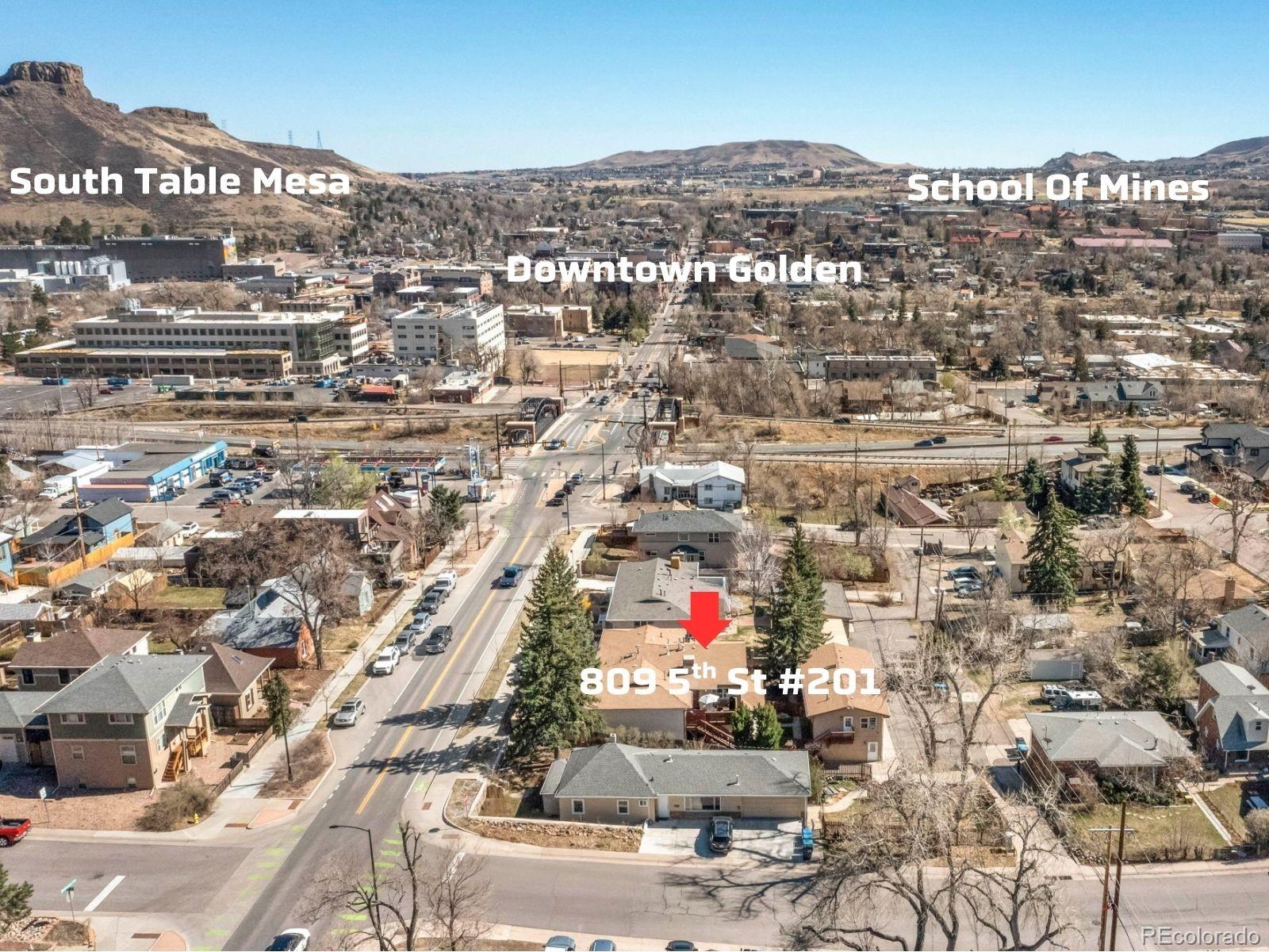 809 5th Street, Unit 201 Golden, CO 80403 - Photo 27 of 32 a view of a city