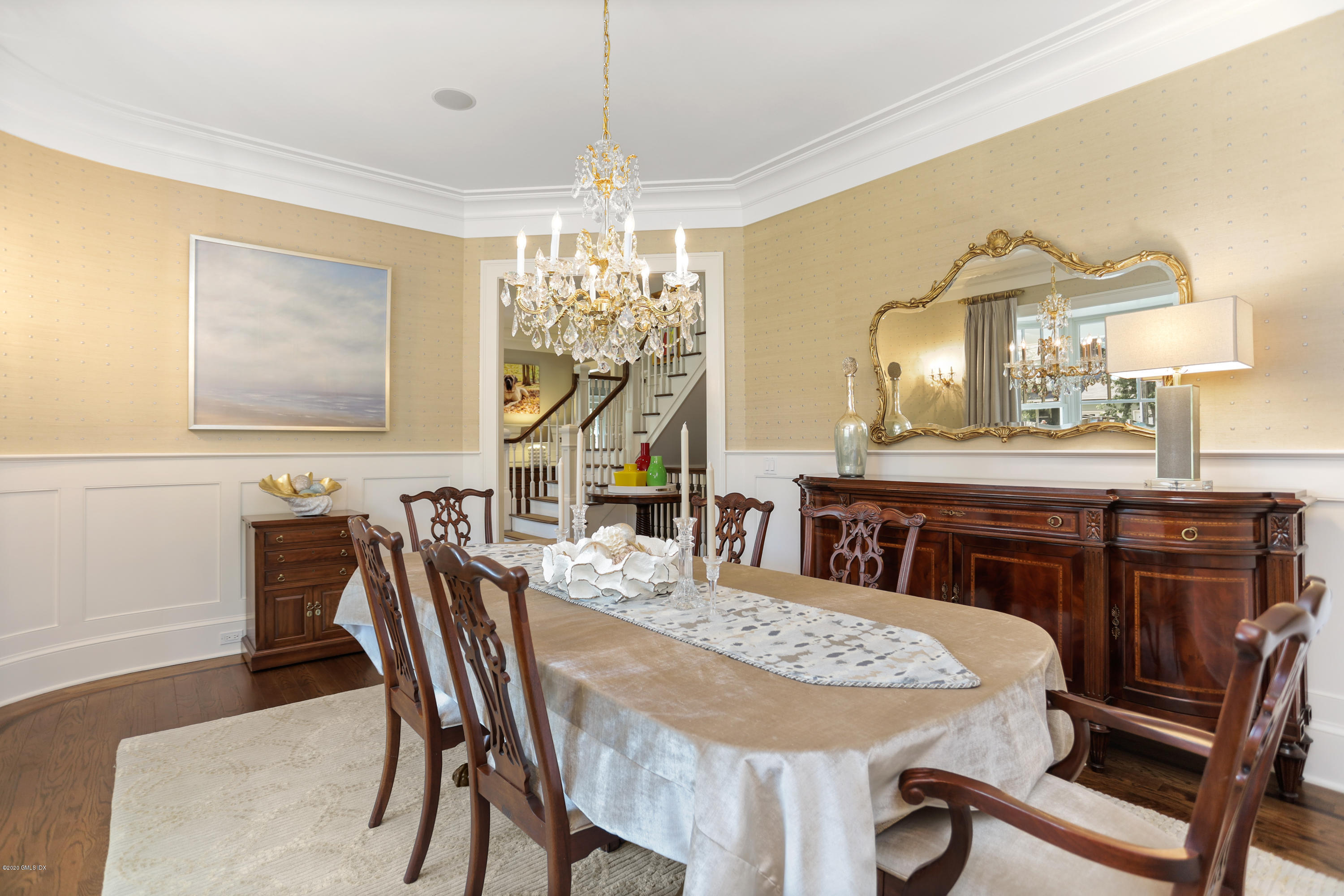 16 Center Road Old Greenwich, CT 06870 - Photo 8 of 35 a view of a dining room with furniture