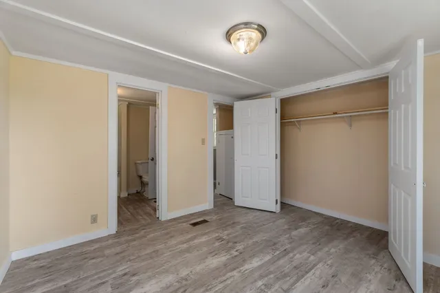 wooden floor in an empty room