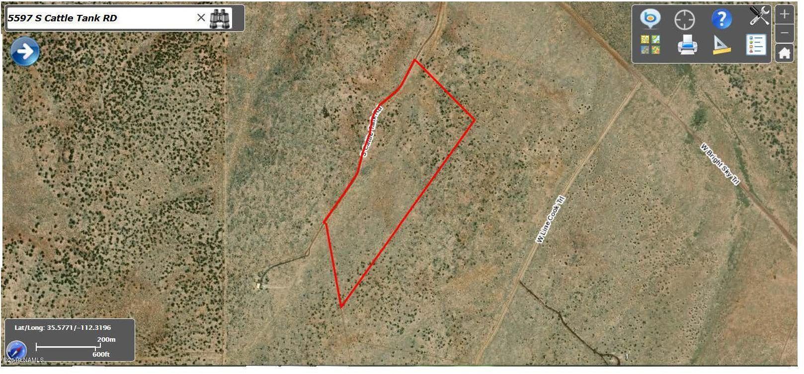 5597 South Cattle Tank Road Williams, AZ 86046 - Photo 14 of 14 5597 S Cattle Tank RD- satellite pic
