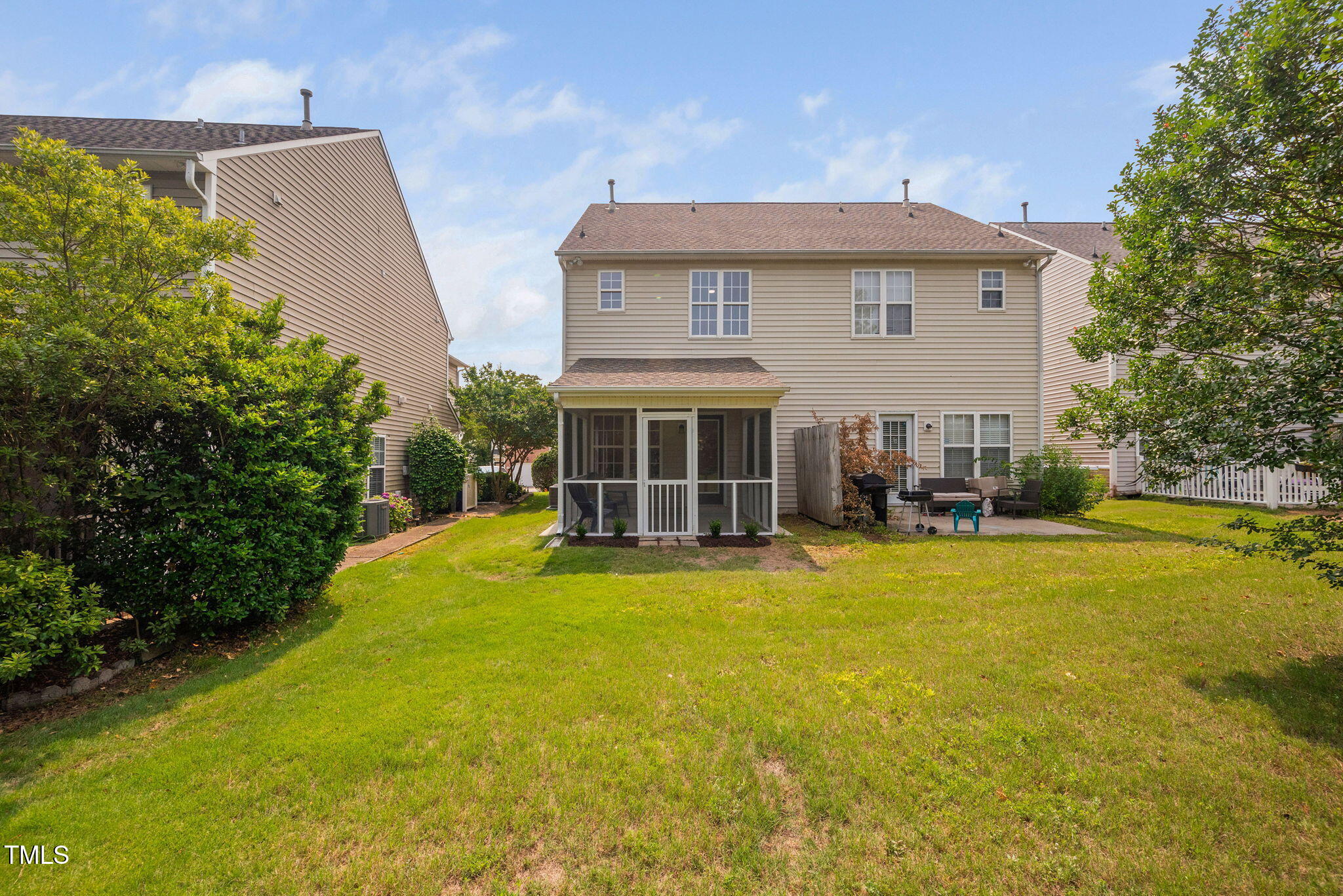 2040 Persimmon Ridge Drive Raleigh, NC 27604 - Photo 33 of 39 a view of a house with swimming pool and a yard