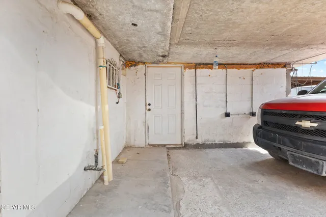 a view of a room with window