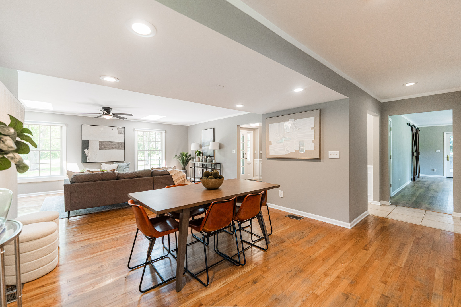 2S739 Nelson Lake Road Batavia, IL 60510 - Photo 19 of 65 a view of a dining room with furniture and wooden floor