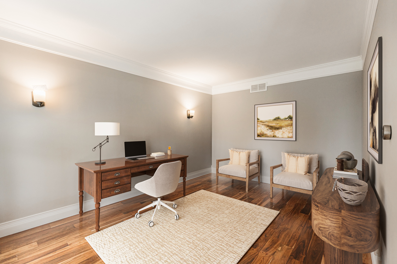 2S739 Nelson Lake Road Batavia, IL 60510 - Photo 10 of 65 a work room with furniture wooden floor and a rug
