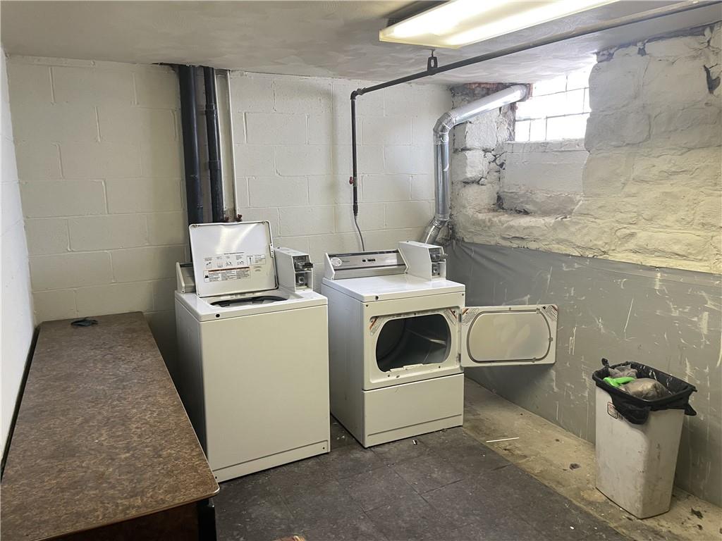100 2nd Street Braddock, PA 15104 - Photo 27 of 29 a utility room with dryer and washer