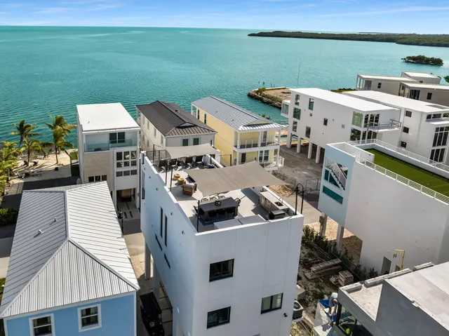 a front view of a building with street