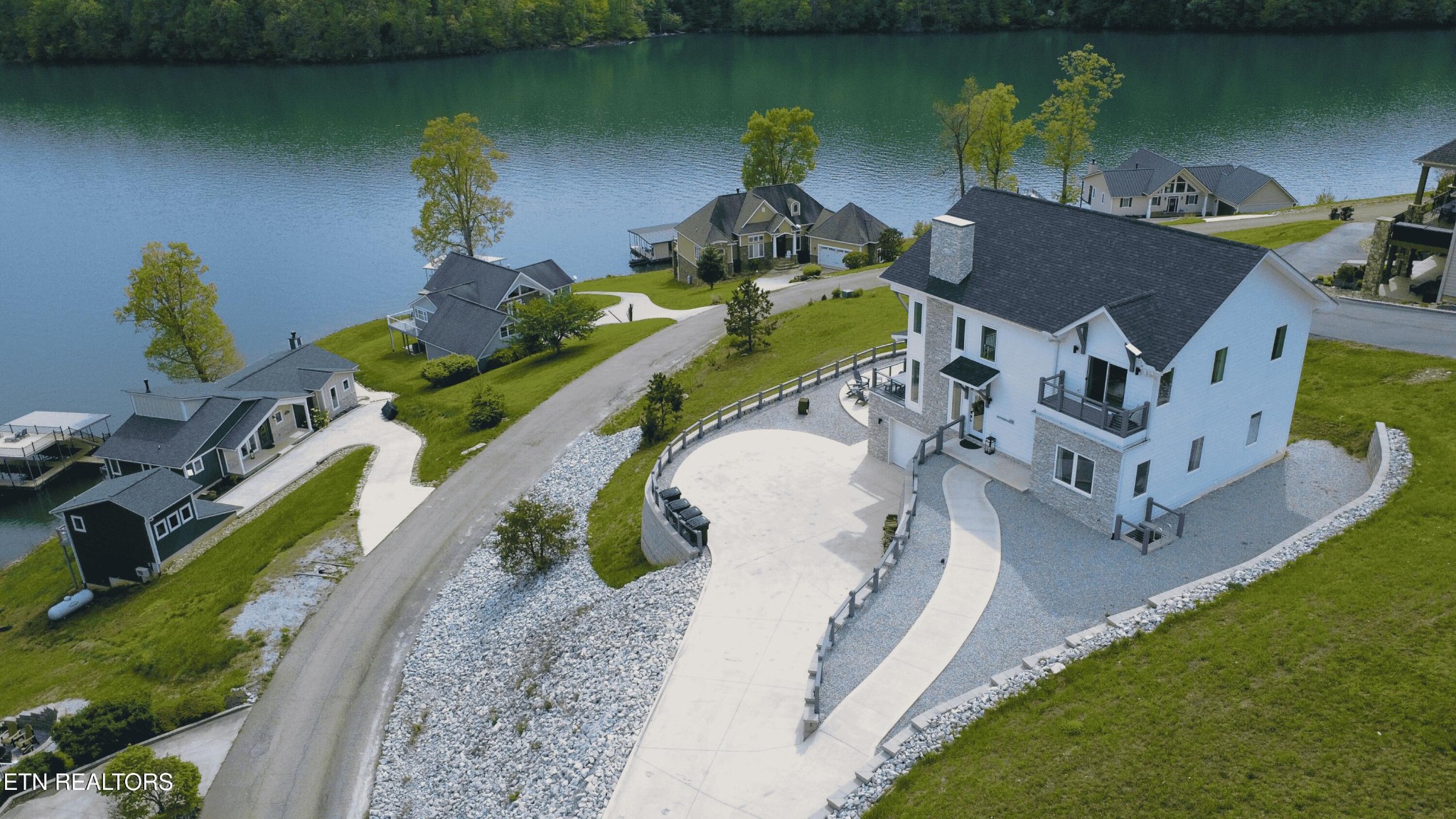 234 Cameron Loop Lane La Follette, TN 37766 - Photo 47 of 60 a view of a swimming pool with a patio