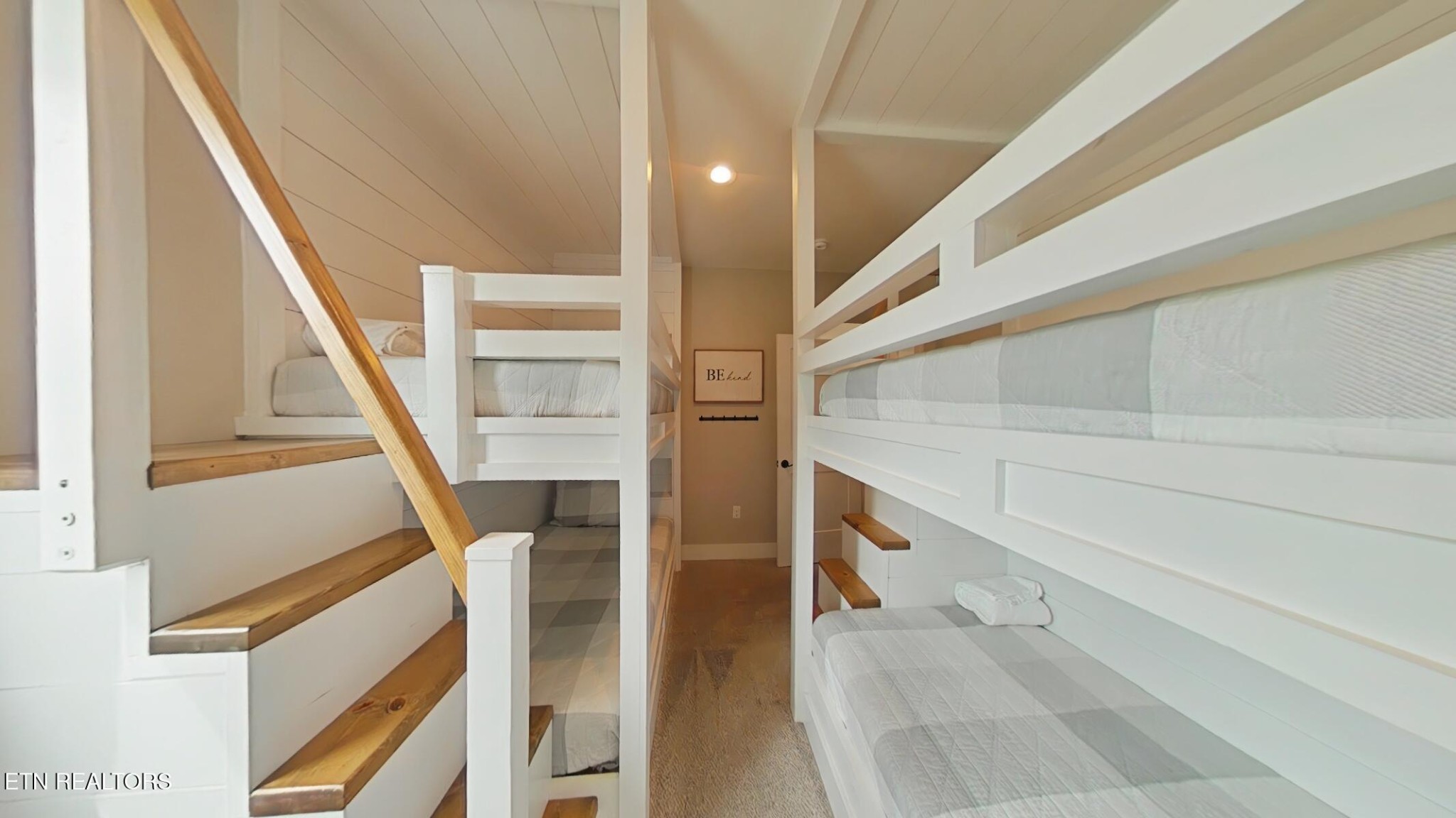 234 Cameron Loop Lane La Follette, TN 37766 - Photo 56 of 60 a view of staircase with wooden floor and white walls