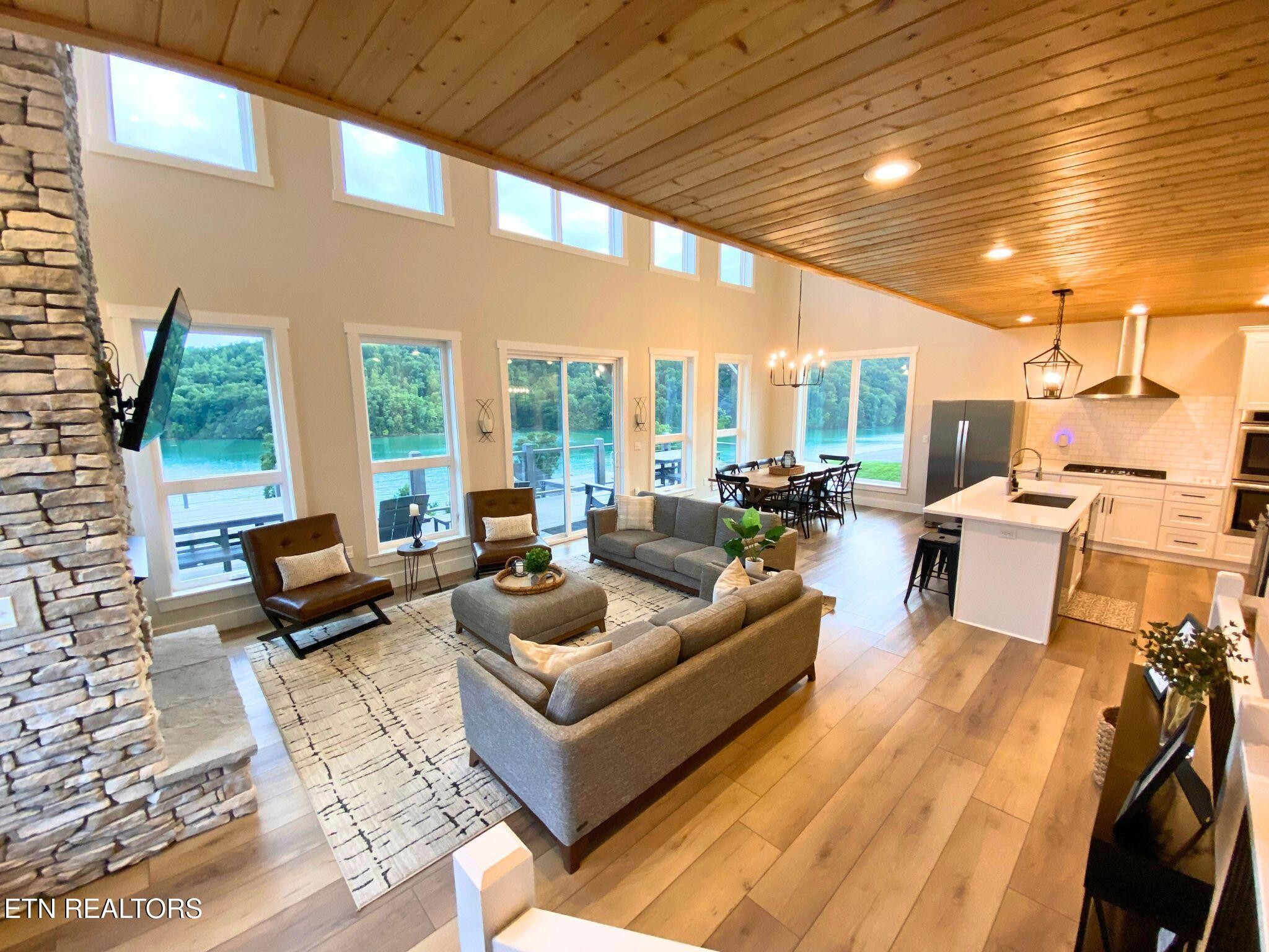 234 Cameron Loop Lane La Follette, TN 37766 - Photo 6 of 60 a living room with furniture and a large window