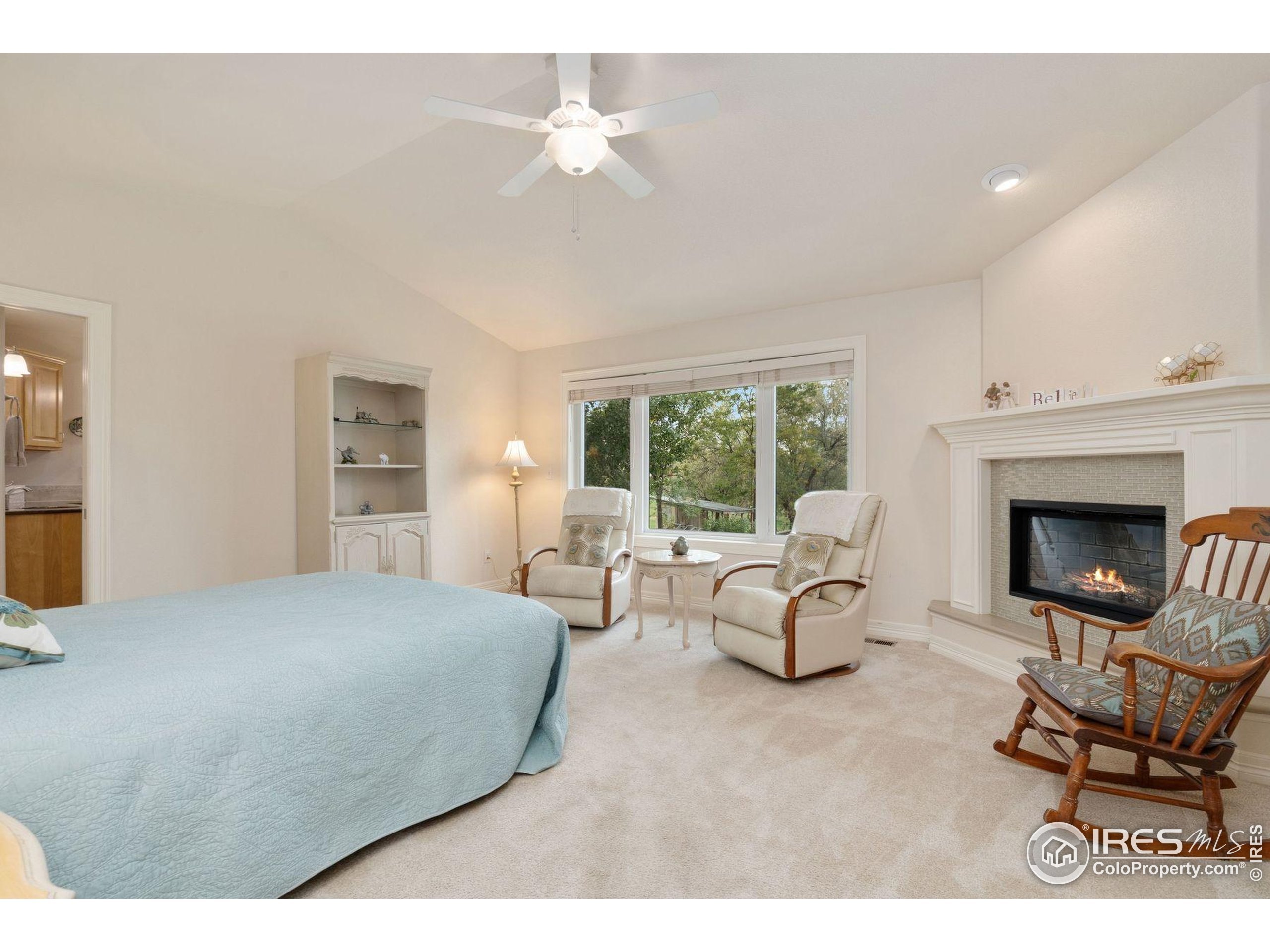 1055 Coho Run Fort Collins, CO 80524 - Photo 39 of 50 a living room with furniture and a fireplace