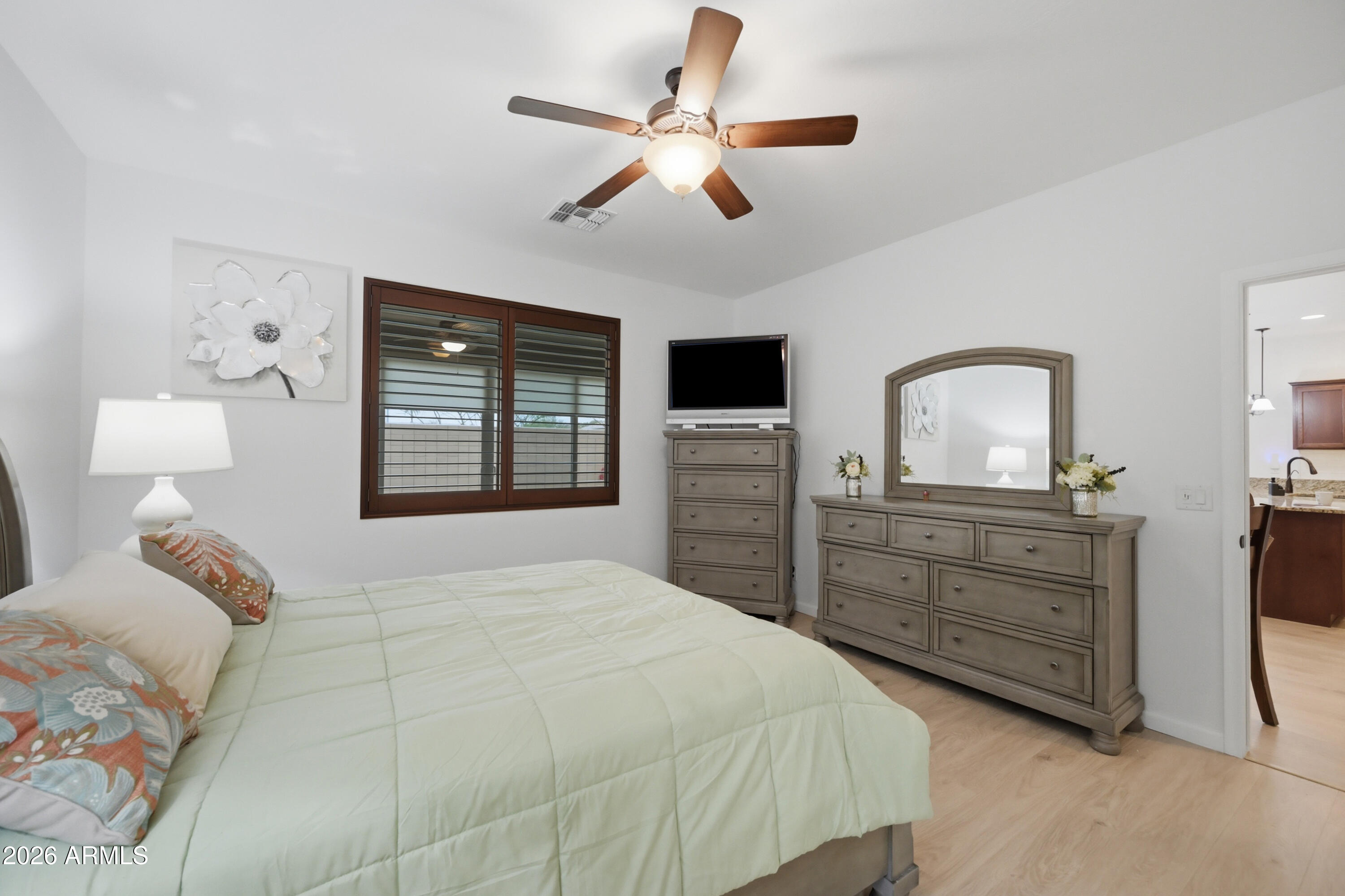 3117 South Signal Butte Road, Unit 476 Mesa, AZ 85212 - Photo 12 of 31 SC476 Primary Bedroom to Door