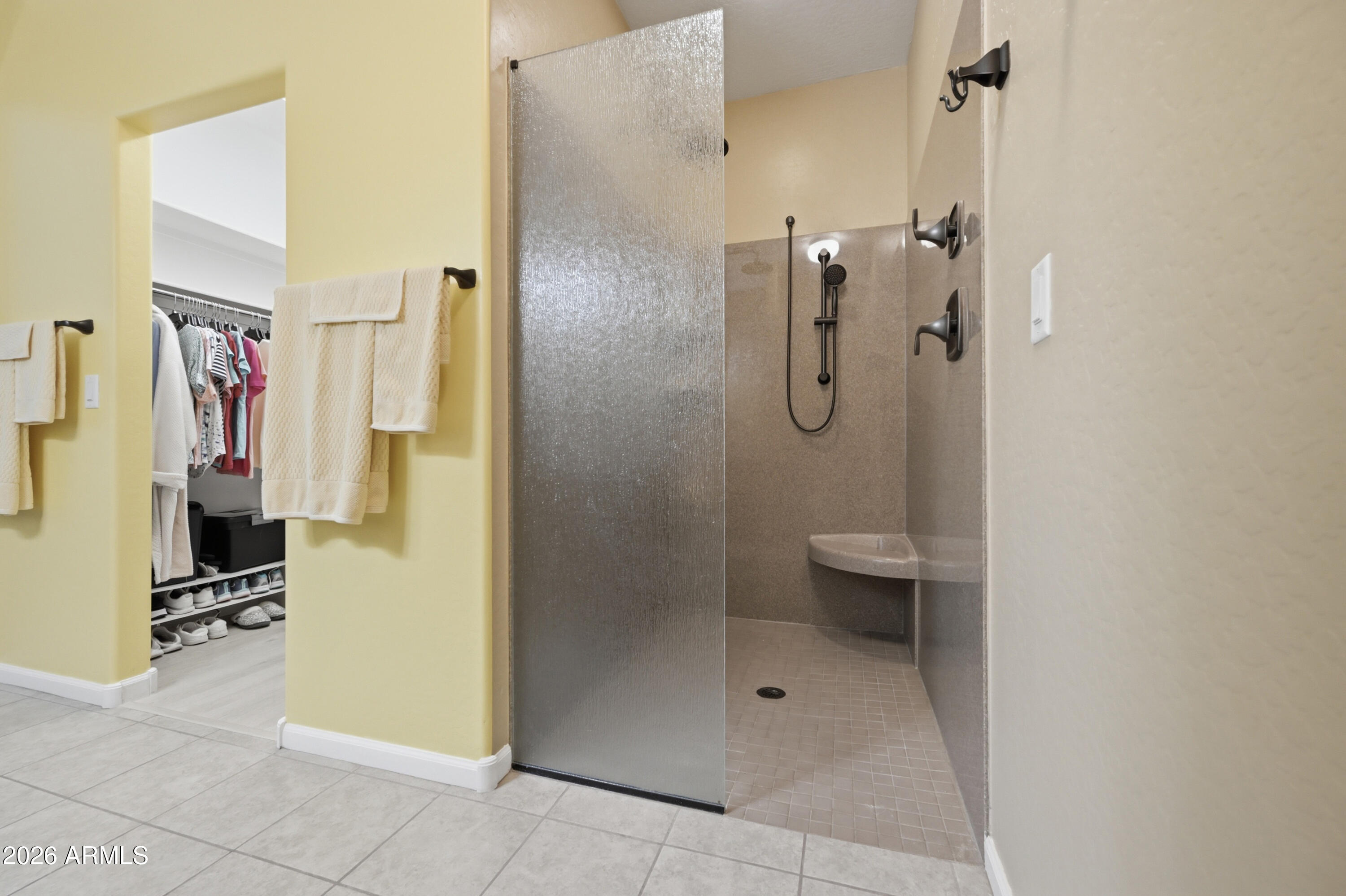 3117 South Signal Butte Road, Unit 476 Mesa, AZ 85212 - Photo 16 of 31 SC476 Primary Walk-In Shower & Closet