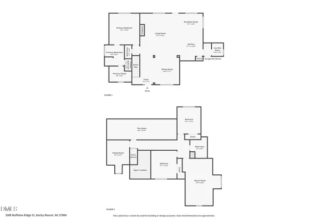 $395,000 | 3389 Buffaloe Ridge Court, Rocky Mount, NC 27804