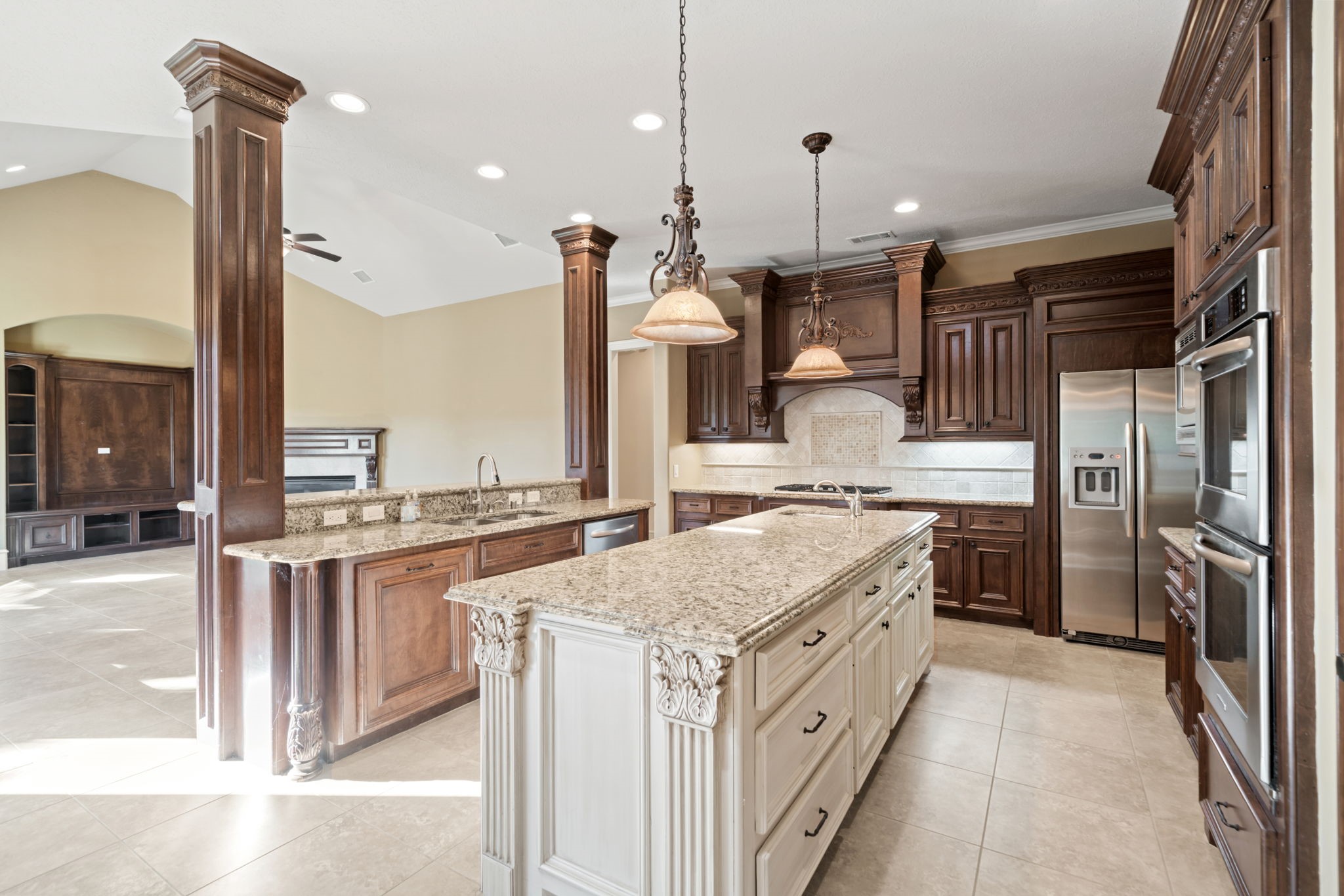 17010 Lapeer Court Spring, TX 77379 - Photo 11 of 36 a kitchen with a stove oven and sink