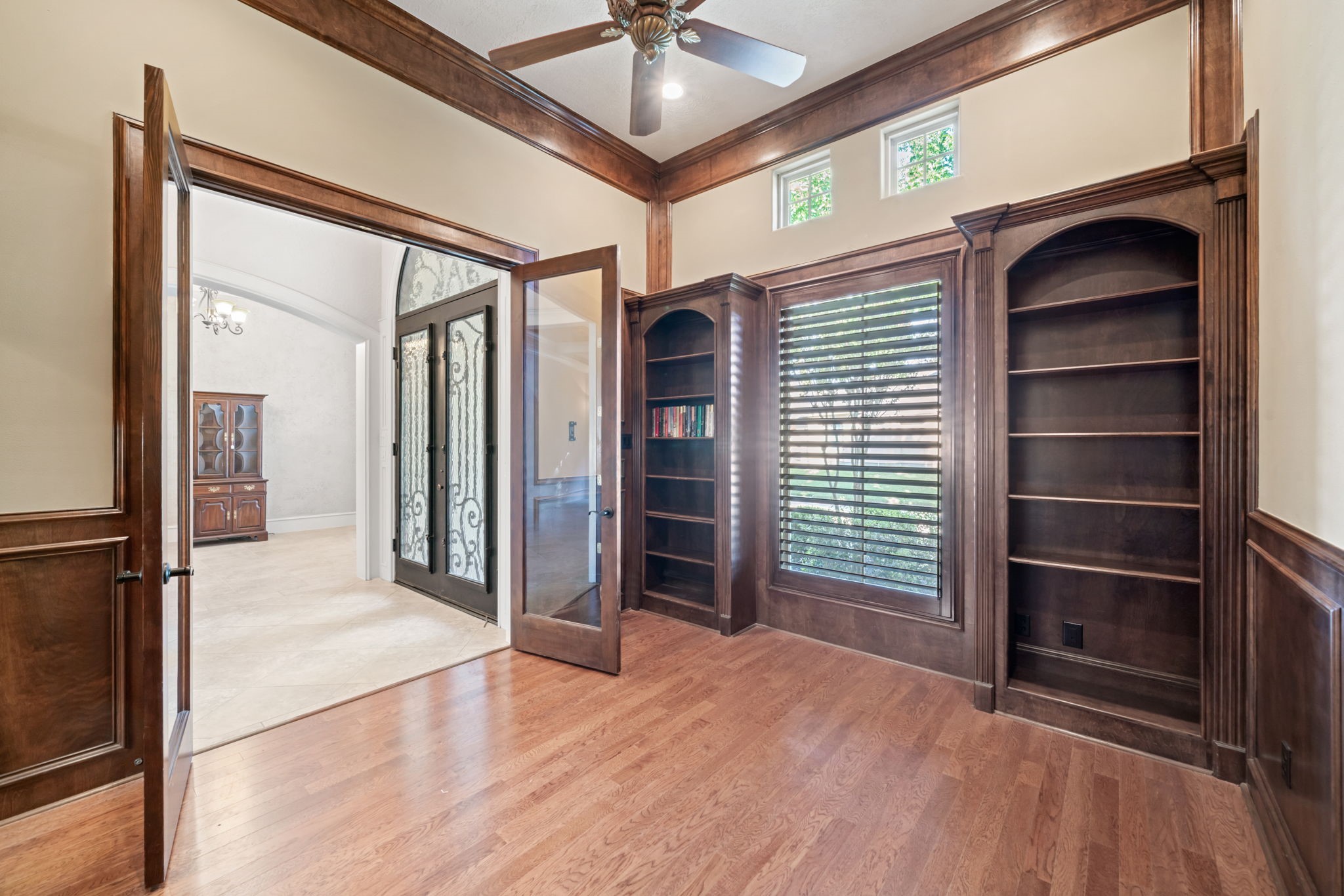 17010 Lapeer Court Spring, TX 77379 - Photo 19 of 36 a view of empty room with a ceiling fan and window