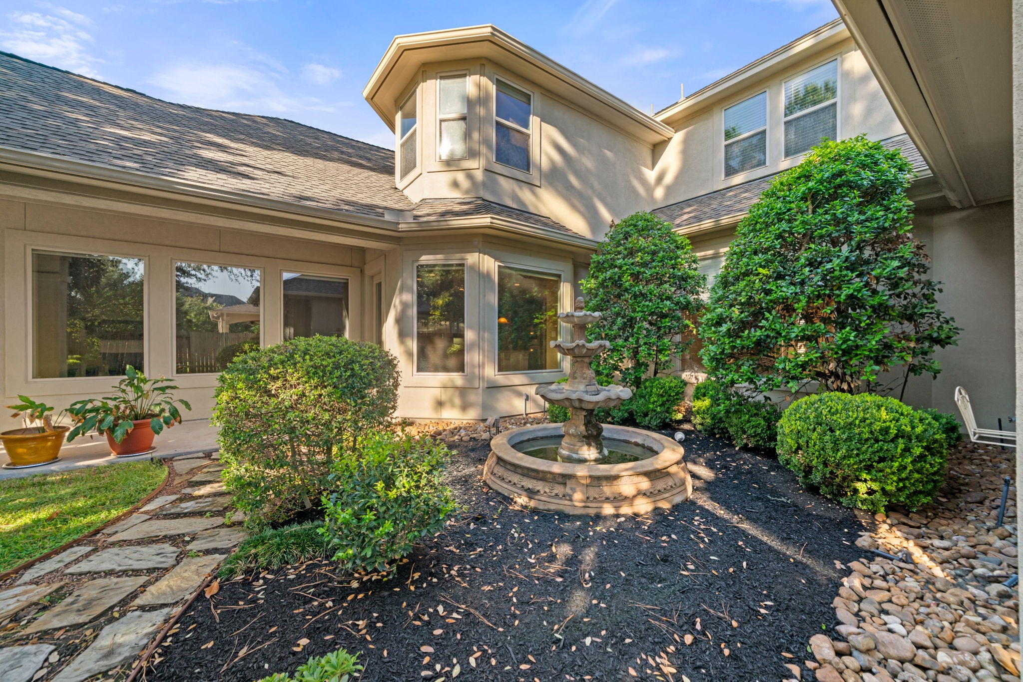 17010 Lapeer Court Spring, TX 77379 - Photo 35 of 36 a front view of a house with a yard