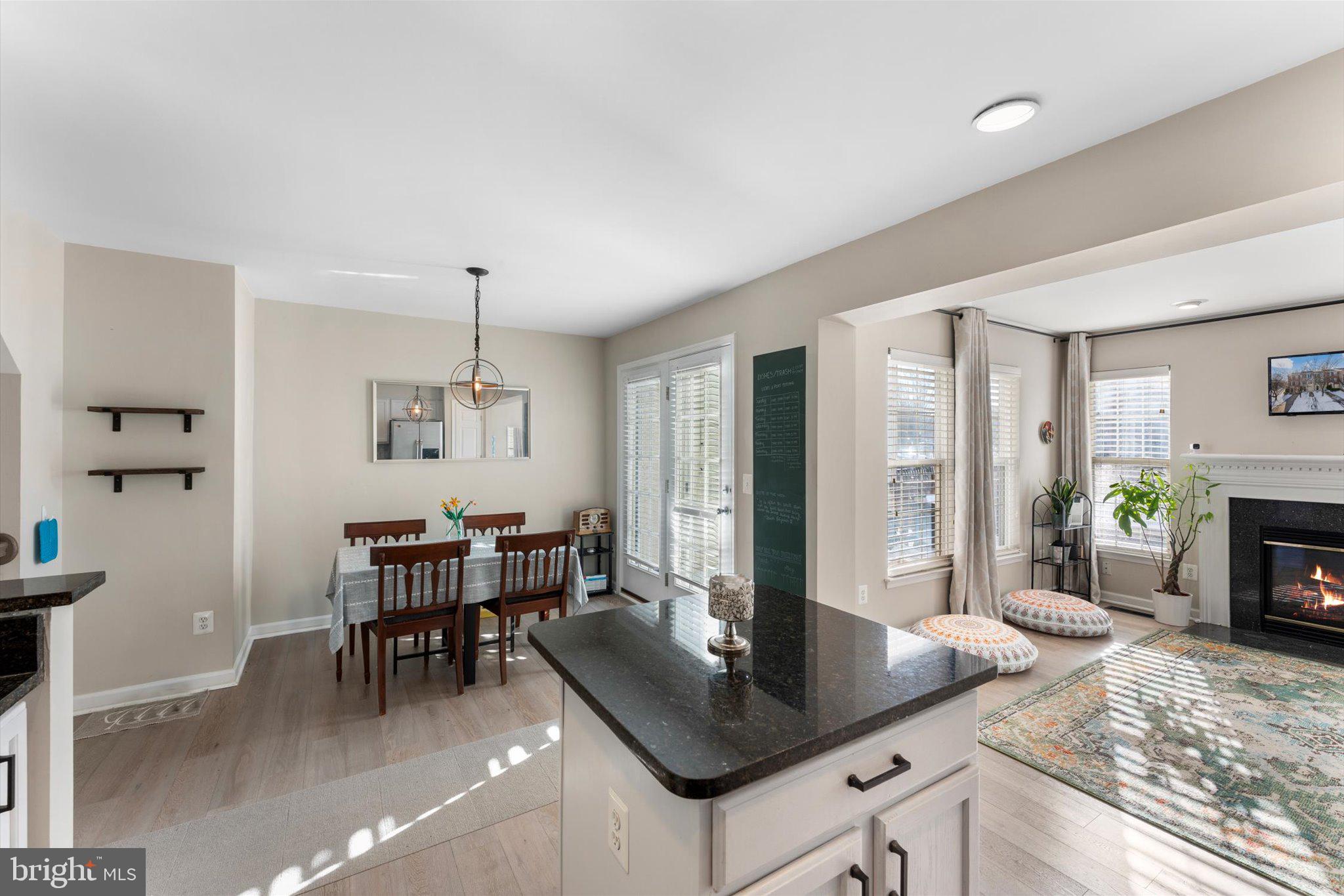163 Shirley Square Southeast Leesburg, VA 20175 - Photo 13 of 45 a living room with fireplace furniture and a window