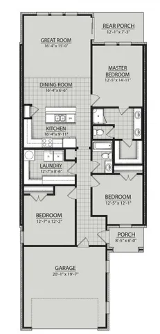 a front view of a house with yard