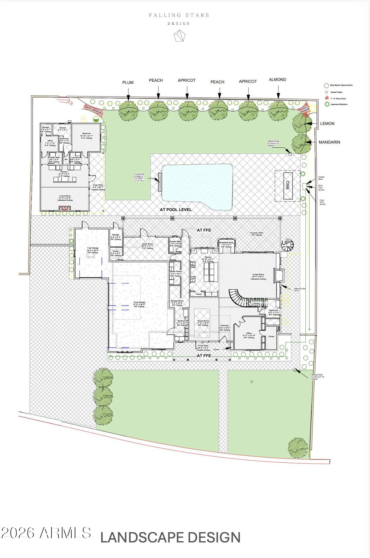 32 West Linger Lane Phoenix, AZ 85021 - Photo 53 of 56 Landscape plan