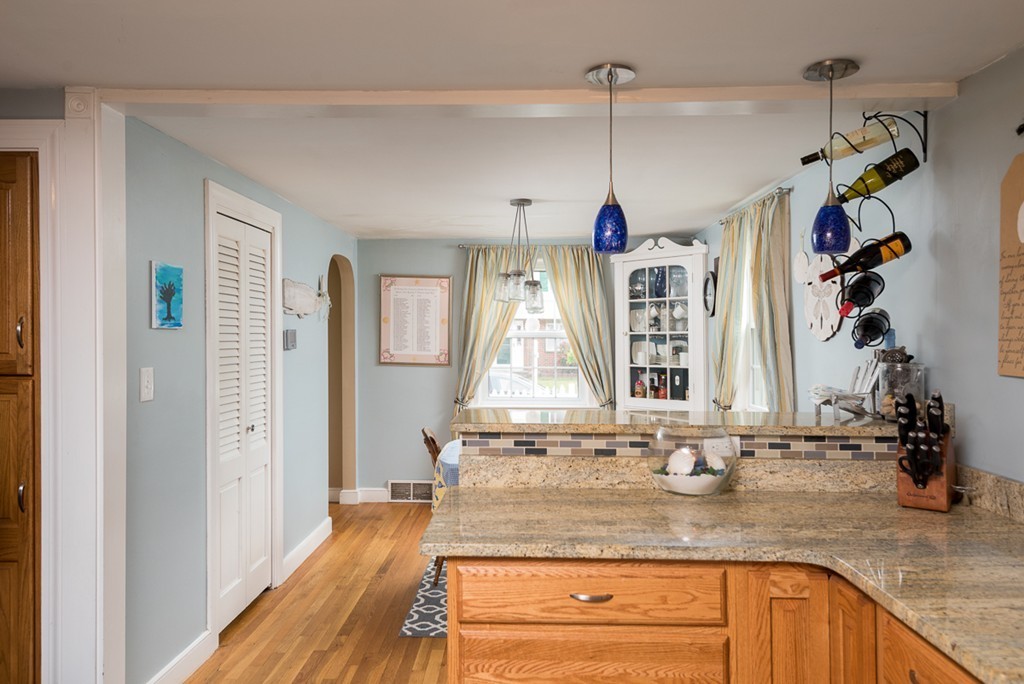 30 Wilder Road Norwell, MA 02061 - Photo 7 of 25 a bathroom with a granite countertop sink a mirror and shower