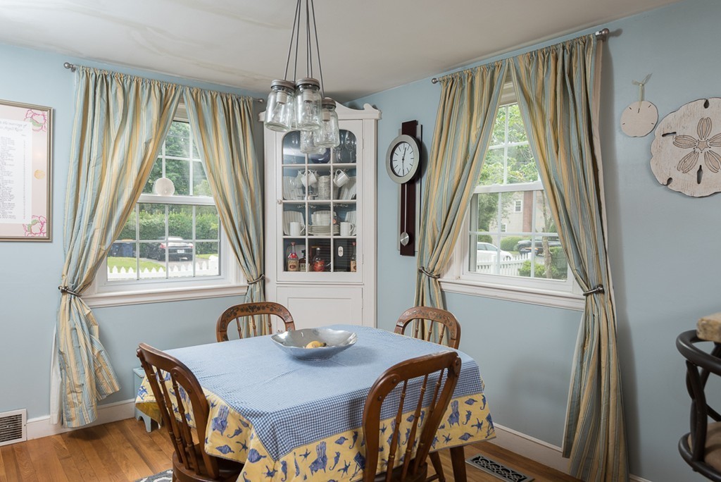 30 Wilder Road Norwell, MA 02061 - Photo 10 of 25 a view of a dining room with furniture wooden floor and chandelier