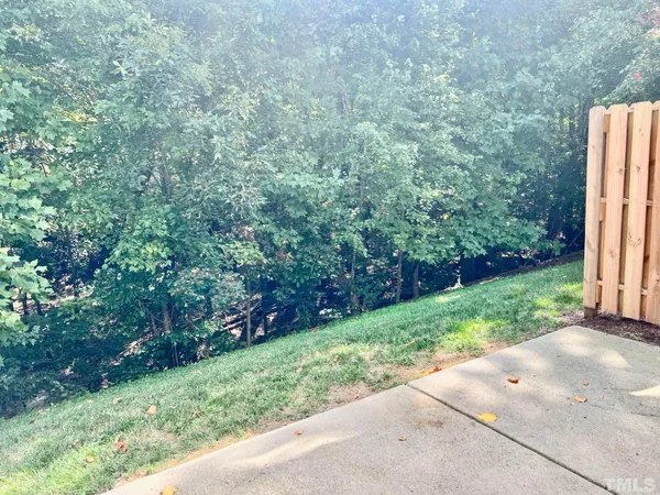 a view of a back yard