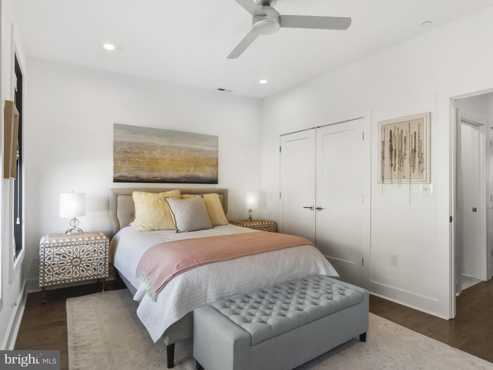 1404 Olive Street Baltimore, MD 21230 - Photo 22 of 38 a bedroom with a bed and a night stand