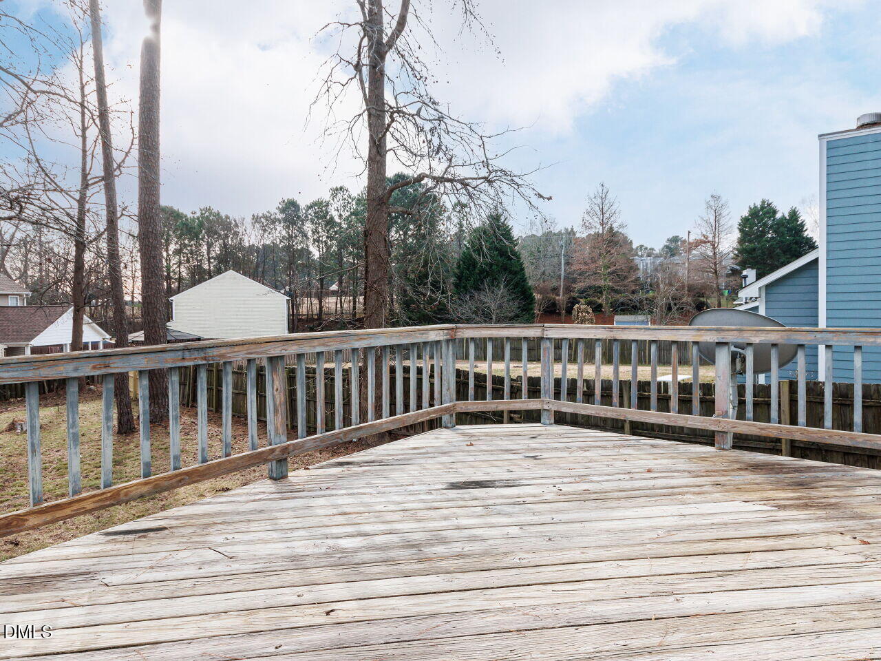 3712 Old Coach Road Raleigh, NC 27616 - Photo 27 of 34 Deck overlooking large fenced in backyard