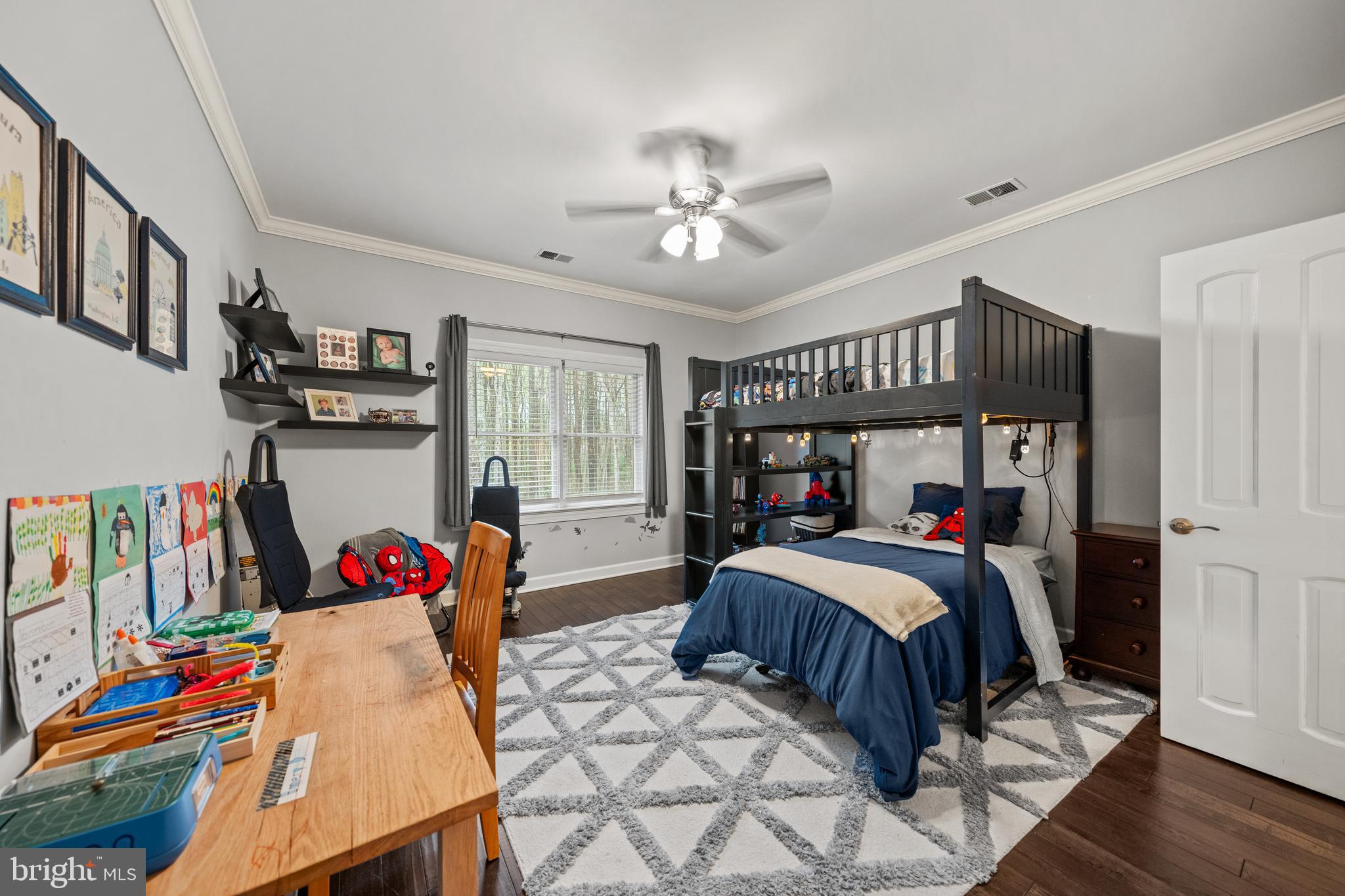 642 Springvale Road Great Falls, VA 22066 - Photo 33 of 50 a bed room with a bed and a walk in closet