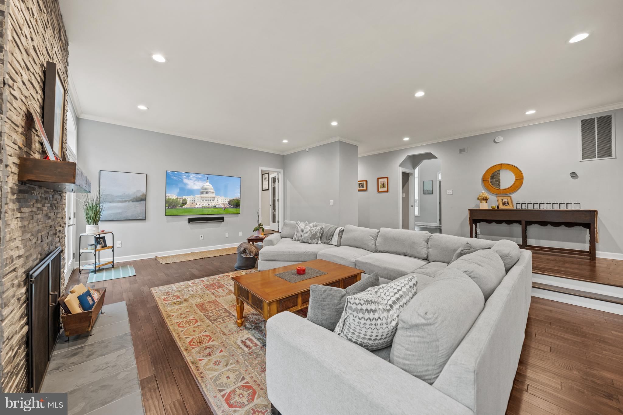 642 Springvale Road Great Falls, VA 22066 - Photo 5 of 50 a living room with furniture and a wooden floor