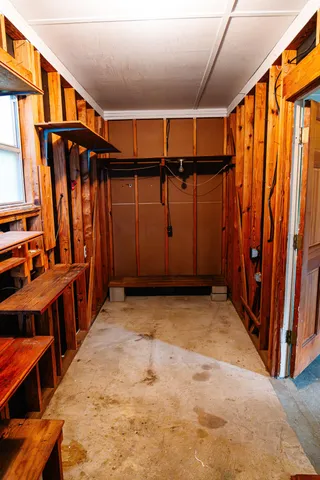 a view of a bathroom with a shower