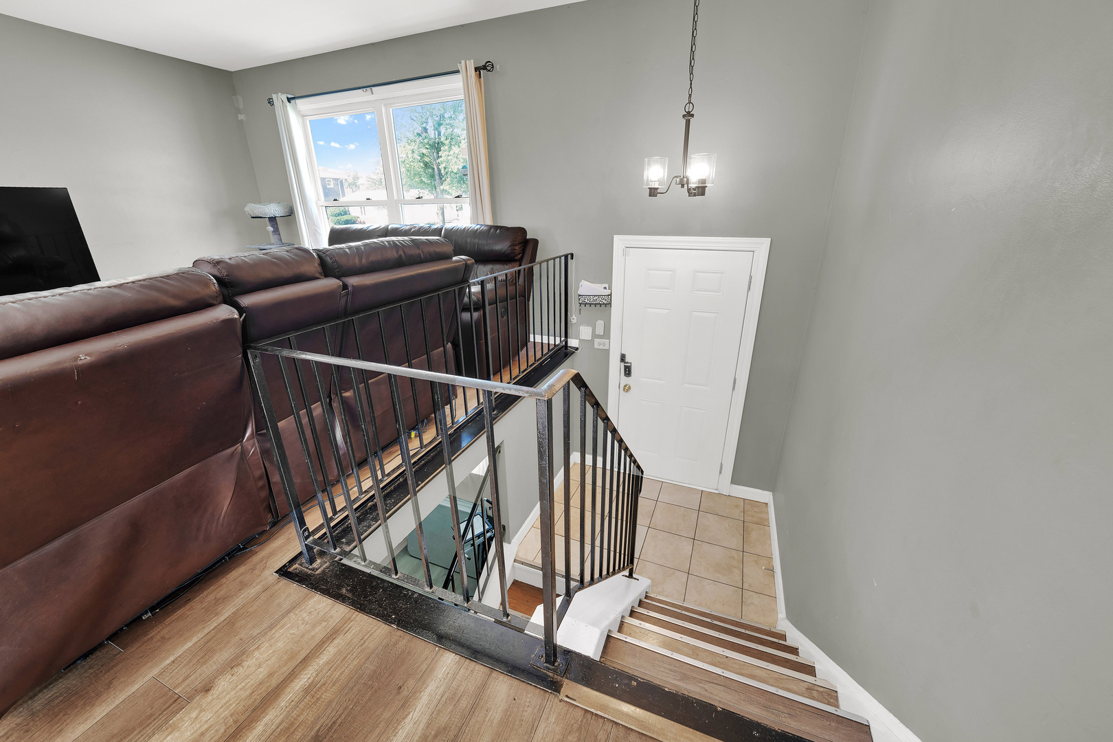 17303 Apple Tree Drive Hazel Crest, IL 60429 - Photo 11 of 23 a view of entryway and hall with wooden floor