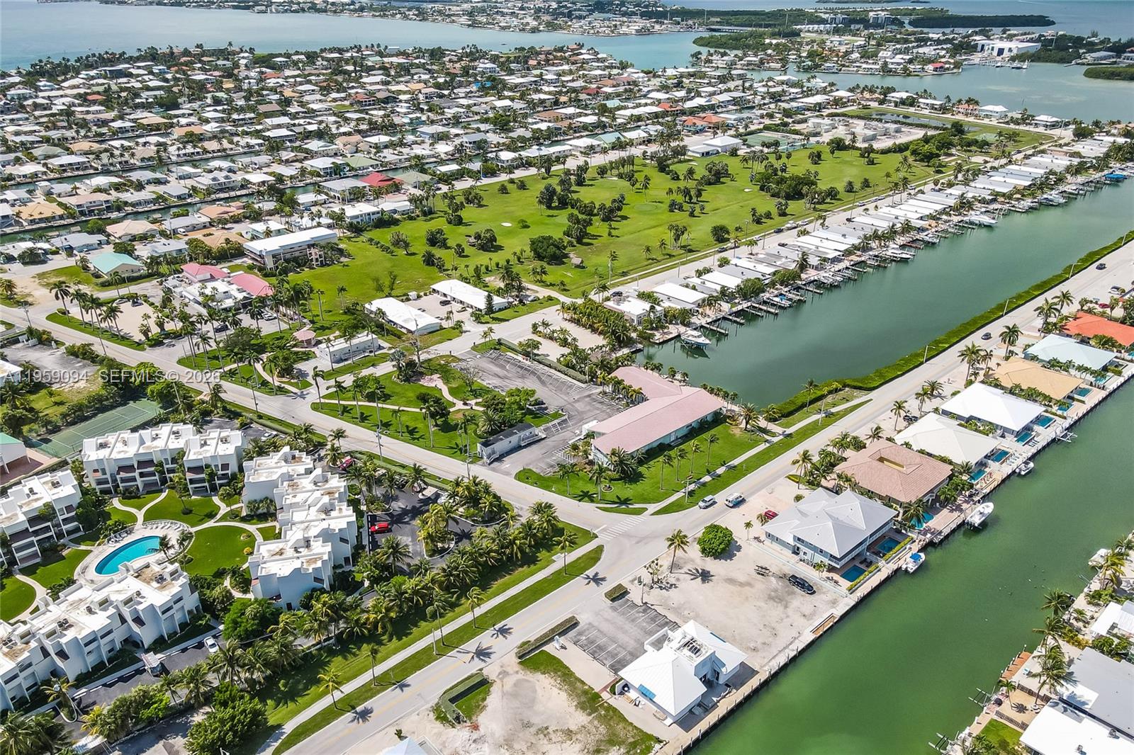 410 10th Street Key Colony Beach, FL 33051 - Photo 44 of 62 an aerial view of a city