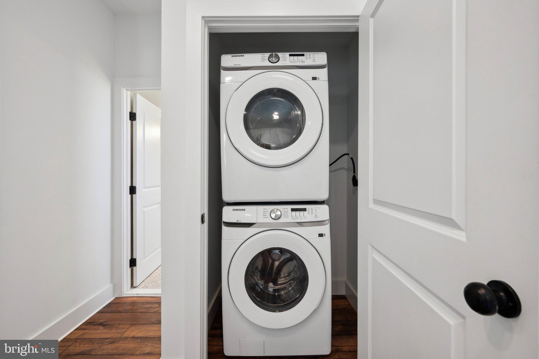 4007 35th Street Mount Rainier, MD 20712 - Photo 13 of 49 a close up view of a washer and dryer